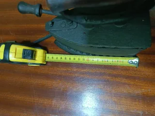 Plancha de carbón antigua