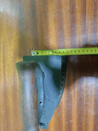 Plancha de carbón antigua