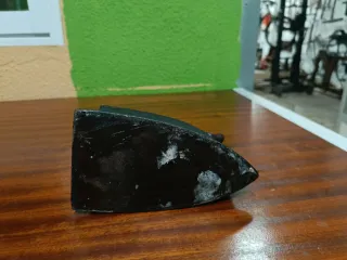 Plancha de carbón antigua