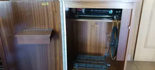 Máquina de coser ALFA antigua con mueble
