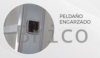 Escalera Aluminio 3x11 - 3+3+3 M - 66x25mm