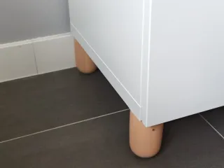 Mueble TV IKEA Besta madera blanco