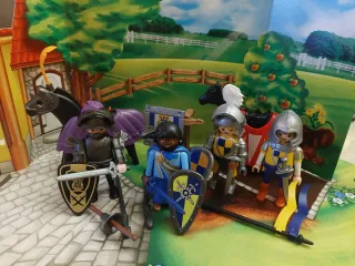 Lote Playmobil Caballeros y Castillo