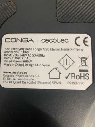 Bases Autovaciado Conga Cecotec