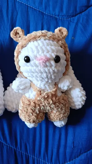 Coppia Coniglietti Amigurumi Fatti a Mano