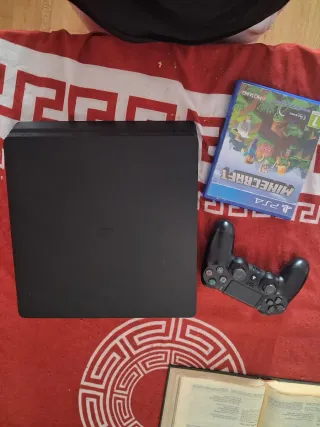 Consola PS4 slim + Mando + Juego Minecraft