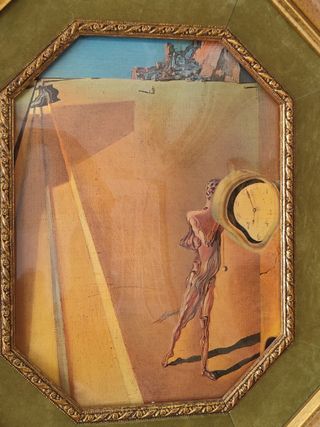 Pareja de cuadros Dalí marco octogonal