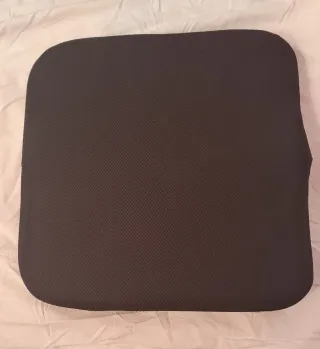 Cojín antiescaras negro para silla de ruedas