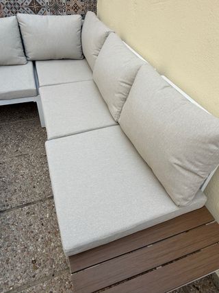 Mueble esquinero terraza-jardín, como nuevo