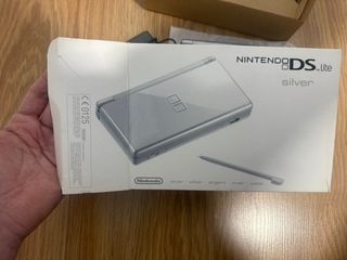 Nintendo DS Lite Plata Completa Caja