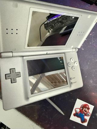 Nintendo DS Lite Plata Completa Caja