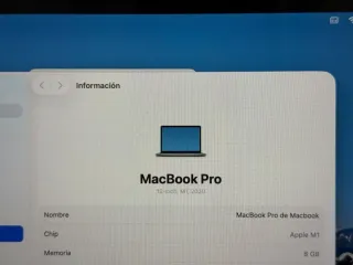 MacBook Pro M1 SEMINUEVO