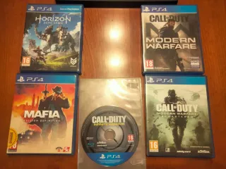 Pack Juegos PS4: Horizon, Call of Duty x3, Mafia