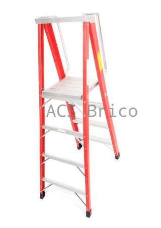 Escalera Fibra Tijera 2x4 - 1,14 Metros - 10400 - Mader