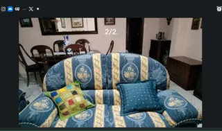 Set di divani classici 3 e 2 posti