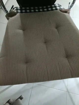 Cojín para silla de tela