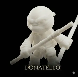 Kit 4 Figuras Tartarugas Ninja Resina 4K