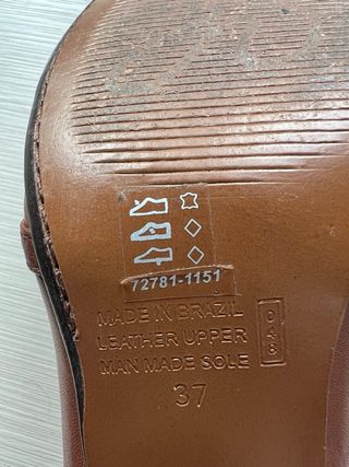 Zapatos Bronx Piel Marrón Talla 37u