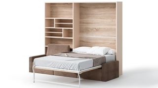 CAMA ABATIBLE VERTICAL CON SOFA NOVA