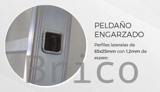 Escalera Aluminio 1x19 - 5 Metros - 66x25mm