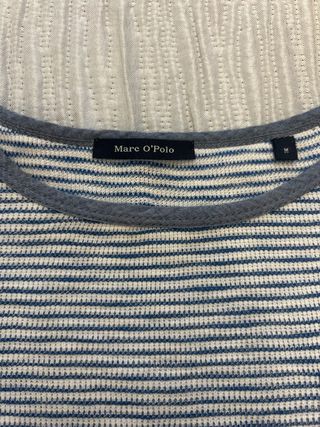 Camiseta Marc O'Polo Rayas Azul y Blanca