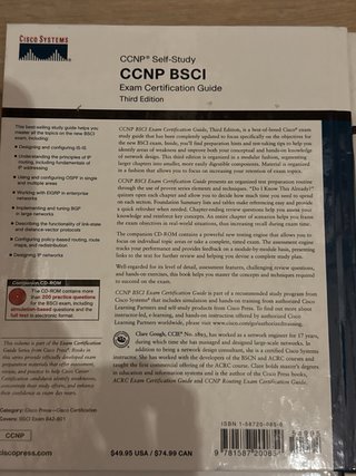 Vendo 5 libros cisco CCNP CCNA WIRELESS