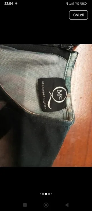 Abito Alexander McQueen Multicolor