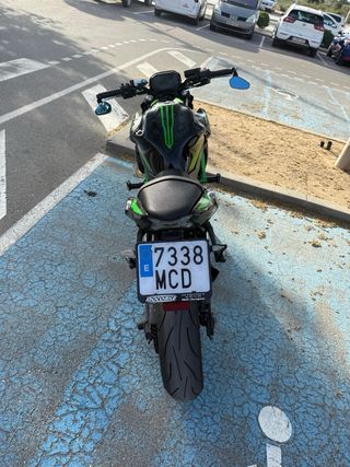 Kawasaki Z650 Naked Negra y Verde