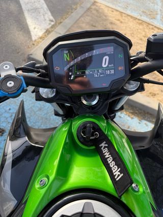 Kawasaki Z650 Naked Negra y Verde