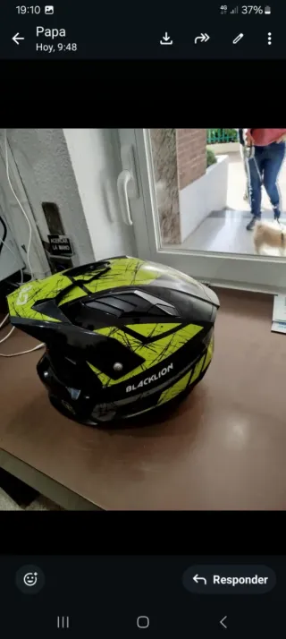 Casco de moto off-road