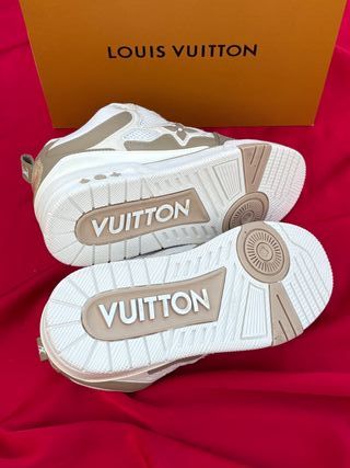 Zapatos Louis Vuitton LV Skate Beige/Blanco