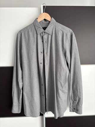 Camisa Massimo Dutti Gris Talla L