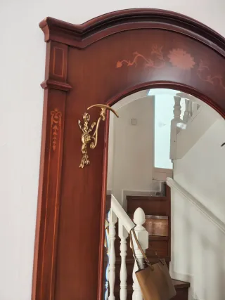 Recibidor de madera maciza