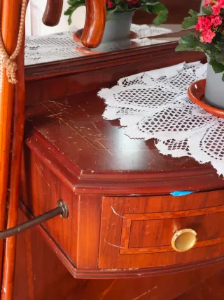 Recibidor de madera maciza