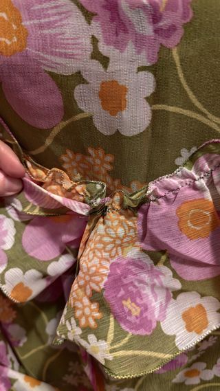 Completo notte vintage sottoveste e vestaglia