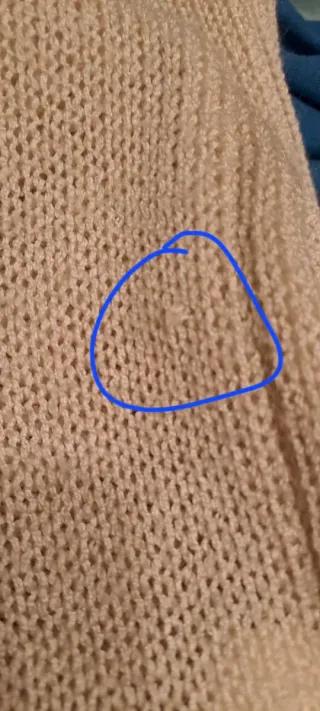 Cardigan usato beige lungo taglia unica