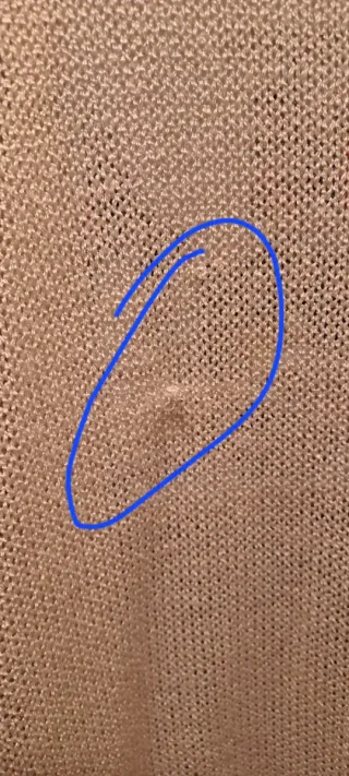 Cardigan usato beige lungo taglia unica