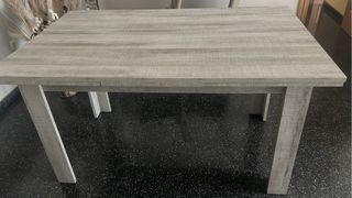 Set mesa comedor con mueble TV a juego
