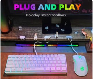 Teclado y Ratón Gaming RGB Blanco