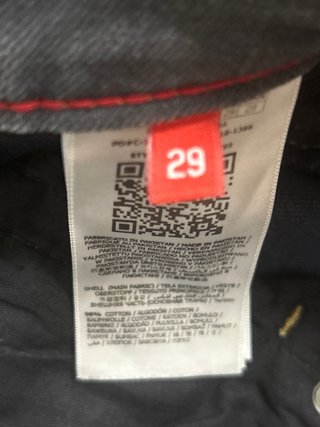 Pantalón Guess Original Gris Desgastado