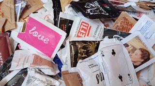 Lotto 430 bustine zucchero Italia