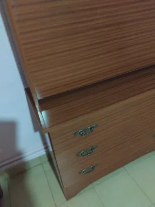 Escritorio de madera vintage