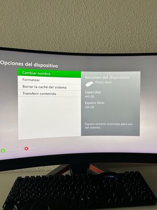 XBOX 360 480GB SSD + 2 Mandos