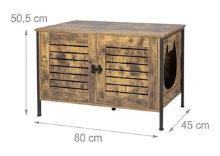 Mueble Arenero Gatos+Arena Calidad+Bandeja+Rastril
