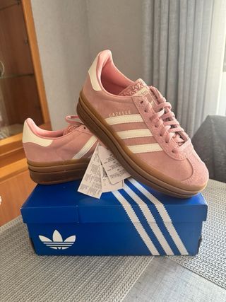 Adidas Gazelle Rosa/Blanco