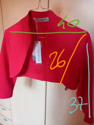 COMPLETO Abito lungo cerimonia estivo + coprispall