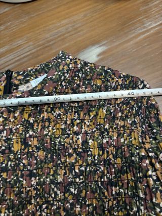 Vestido de invierno estampado
