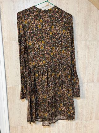 Vestido de invierno estampado