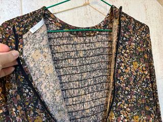 Vestido de invierno estampado