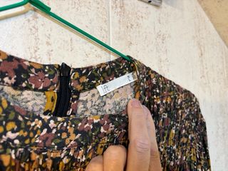 Vestido de invierno estampado